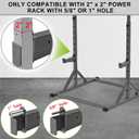 Nordic Hamstring Curl Attachment, Dip Bar, Belt Squat & Safety Spotter Arms for 2"x2" & 3"x3" Power Racks, Home Gym Strength Training Accessories
