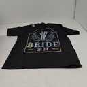 Bride Or Die Tie Dye Gothic Bachelorette Matching T-Shirt, L