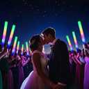 36 Pcs LED Foam Glow Sticks Bulk,Glow in The Dark Party SuppliesFoam Light Up Sticks 3 Modes of Color Flashing for Birthday,Wedding,Raves,Carnival,Halloween Christmas,New Year,Concert