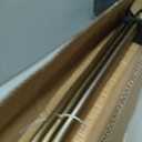 Double Curtain Rods with Aluminum End Cap and Full Surround Brackets,1"Front and 5/8" Back Rod,Adjustable between 72 to 144 Inches (6-12 Feet), Warm Gold Double Window Drapery Rod