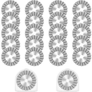 Amylove 20 Pcs 45mm Rotary Cutter Blades Replacement Pinking Rotary Cutter Refill Blades Wavy Circular Edge Slice for Quilting Scrapbooking Sewing Cutting Paper Cloth Fabric Arts Crafts Tools