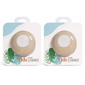 Seashell Bluetooth Speaker, White, 2 Pack