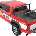 TRUMGETA Ladder Rack for Truck, 800 LBS Capacity Truck Bed Rack, 19"-25" Height-Adjustable Aluminum Truck Ladder Racks, Fit for Medium-Size Pickup Toyota Tacoma Jeep Gladiator with Bed Rail