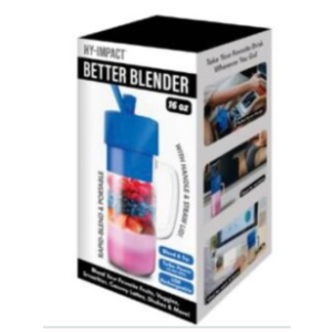 Better Blender Turbo Power USB Rechargeable 16 Oz