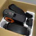 Under Desk Elliptical Machine with 12 Adjustable Speed, Quiet & Portable Seated Pedal with Remote Control & Non-Slip Foot Straps