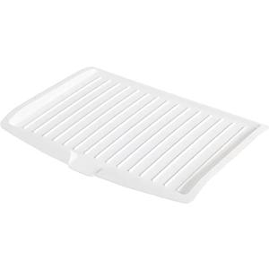 ANDRSAN Kitchen Utility Draining Board, Light Weight, Space Efficient, Water Drain (White)