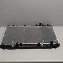 TRQ Radiator Assembly Aluminum Core Compatible with 01-05 Honda Civic CU2354 HO3010177