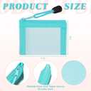 Jexine 24 Pcs Mini Zipper Mesh Bags Lipstick Cosmetic Accessories Organizer Nylon Makeup Zipper Pouch Small Cosmetic Bag for Purse Beauty Mesh Travel Pouch for Women(4 x 3 Inch,Bright Color)