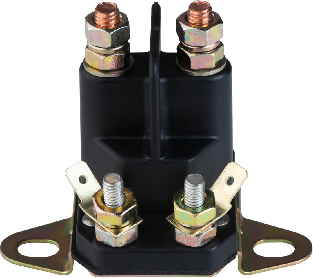 BlueStars 12V 4-Terminal 117-1197 Starter Solenoid - Compatible with Exmark Toro Timecutter SS5000 Z4200 SS4225 SS4235 Zero Turn Lawn Mower 784-1221-210 104-3189 E513075 1-513075 212655 28-4210
