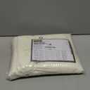 Barossa Design Extra Long Fabric Waffle Weave Shower Curtain 84 inch Height, Hotel Luxury Spa, Water Repellent, 230gsm Heavy Duty, Machine Washable, Cream Pique Pattern, 71x84