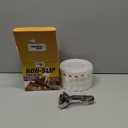 32"x4" Clear Non-Slip Stair Treads for Wooden Steps (18-Pack) - Self Adhesive Strips - Transparent Indoor