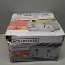 BLACK+DECKER 4-Slice Toaster, Stainless Steel, TR4900SSD