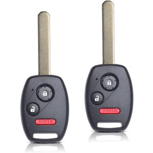MechanMagic 2PCS Key Fob Remote Replacement Fits Honda CR-V 2007 2008 2009 2010-2013/CR-Z 2011- 2014 2015/Fit/Insight/Accord Coupe/Crosstour MLBHLIK-1T Keyless Entry Remote Control 35111-SWA-306