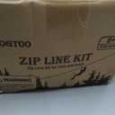 Fologtoo Zip Line for Adults Outdoor with 200FT 1/4" Stainless Steel Cable