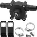 Electric Drill Pump for Water Gasoline Oil Diesels Fluid Transfer Pump Mini Hand Self-Priming Quick Pumping Speed