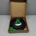 RVGUARD 30 Amp 25 Foot RV Extension Cord with Reverse Polarity Indicator, Heavy Duty 10/3 Gauge STW Cord with Cord Organizer, TT-30P/R Standard Plug, Green, ETL Listed