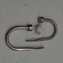 Drapery Holdback, Quality Metal Decorative Curtain Holdbacks with Zinc Alloy Cap Finials,Rust-Proof, Set of 2 Window Curtain Holdbacks,Satin Nickel