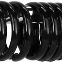 Qulable Black Shower Curtain Hooks Rings, 12 Pcs Circular Plastic Shower Curtain Rings for Bathroom, Plastic Shower Curtain Hooks for Shower Curtain Rod, Black Shower Hooks Rings for Shower Curtain