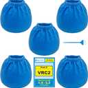 SpaceTent 5 Pack VRC2 Vacuum Filter for Vacmaster 1.5 to 3.2 Gallon and Armor All 2.5 Gallon Wet/Dry Vacuums, part # VRC2, Armor All AA255 Replacement Cloth Filter, Armor All Filter Bags