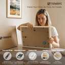 24x36 Poster Frame 4 Pack, 20x30 Mat, Oak Wood, for Picture