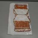 CIEOVO 24 Pack Christmas Picture Frame Ornaments, Xmas Craft Gingerbread Candy Photo Frame Hanging Ornaments and Christmas Stickers for Tree Craft Holiday Art Home Class Party Decorations