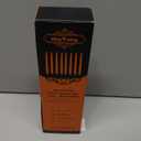 Rhytsing Black Glitter 11" Flameless Taper Candles with Timer Function, Battery Operated Candles for Halloween - Set of 8