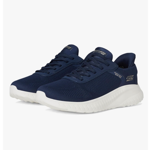 Skechers Women's Hands Free Slip-ins Bobs Squad Chaos-Current Muse Sneaker, Size 8, Navy
