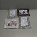 Qunclay 2 Set 5 x 7 Wall Hanging Picture Frames Collage with 8 Openings, Rustic Picture Frames Multiple for Friend Family Wedding Photos, Farmhouse Decor, Wedding Housewarming Christmas Gifts