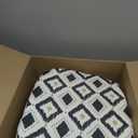 idee-home Outdoor Chair Cushions Set of 2, 17" x 17" D-Shaped