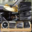 Fun Air Vent Clips Drum Cymbal, Easy Clip-On Mini Cymbal for Music Lovers, Compact Durable Car Accessory for All Types Of Vehicles (Golden, 2PCS)