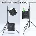 LINCO Lincostore Backdrop Stand Kit 10x7ft for Photography