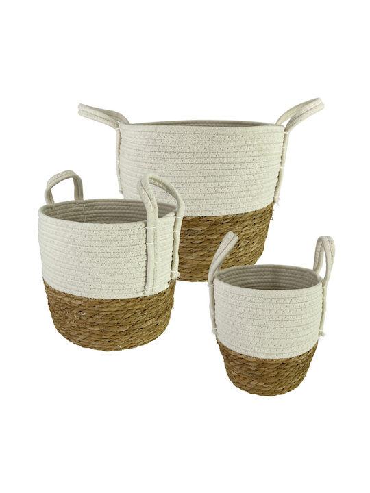 Set of 3 Baskets 11", 9", 7"