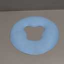 Silicone Face Massage Pillow,SPA Beauty Face Relax Headrest,Salon Skin Care Soft Overlay Travel Head Support,Bule