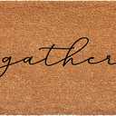 Calloway Mills Gather Doormat, (Tan/Black, 17" x 29" x 0.60")