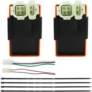 6 Pin AC CDI BOX Replacement for GY6 50cc 125cc 150cc ATV Taotao Ignition Box 6 Pin 2pcs