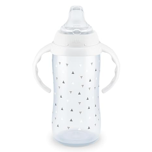 NUK Learner Cup 6+ Months Timeless Collection10 Oz BPA Free Spill Proof Sippy Cup 2 Count (Pack of 1)