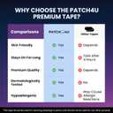 4 x Premium Tape (30 Pack) - Pain Free Removal, Hypoallergenic, Latex Free & Gentle On Skin - Skin Friendly Adhesive Cotton Tape