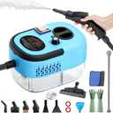 2500W Handheld Steam Cleaner, Portable Car Steamer For Auto Detailing, High-Temperature and Pressure Steam Cleaner For Home, Steam Cleaning Machine for Furniture, Kitchen, Grout, Floor, Tile (Blue)