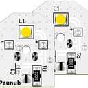 New Upgraded WR55X11132 GE Refrigerator Light Replacement Led Compatible WR55X25754 WR55X26486 WR55X30602 EAP12172918 4590213 AP6261806 PS12172918, No-Include Plastic Cover, 2PCS IN One