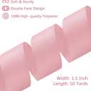 Light Pink Grosgrain Ribbon 1-1/2 inch X 50 Yards Light Pink Ribbon for Gift Package Wrapping Wreath Baby Shower and Other Projects