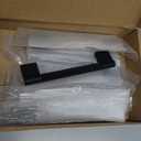 12 Pack Matte Black 7 Inch(177mm) Hole Center Kitchen Cabinet Handles Cabinet Pulls Kitchen Drawer Pulls Hardware for Cupboard Dresser Handles Bathroom