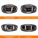 TULLIO Camera Bag Sling Crossbody Expandable Photgraphy Bag for DLSR SLR Mirrorless Cameras, Waterproof Camera Case for Photographer