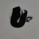 FESHFEN Straight Ponytail Extension 16 inch Natural Long Ponytails Wrap Around Clip in Pony Tail Hair Piece Synthetic Hairpieces for Women, Darkest Brown