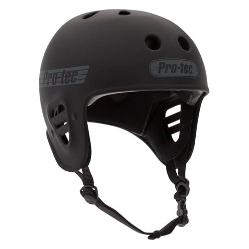 Pro-Tec Full Cut Certified Skateboard Helmet, Ideal for Skateboarding, Bicycling, BMX and Roller Skating, Large– Black Matte