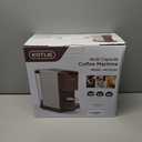 KOTLIE 4in1 Espresso Machine Single Serve Coffee Maker for NES*Original/KEU* K*cups/Ground Coffee/illy Coffee ESE,19Bar Espresso Maker, 1450W Coffee Machine