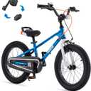RoyalBaby Kids Bike EZ Balance to Pedal Dual Handbrake Toddlers Boys Girls Bicycle 12-20 Inch for Age 3-10 Years (Blue)