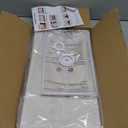 Rectangle Lamp Shade, 12"L x 7"W x 9"H Lamp Shades Set of 2 Beige Fabric, Modern Mini Lamp Shade for Table Lamps, Replacement Spider Lamp Shades with Easy Assembly, Durable & Stylish