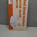 Bed Sheet Holders Keep Sheets Tight Heavy Duty Bed Sheet Holder Corner Fitted Sheet Straps Fit All Mattress Size Not Easy to Break Gray