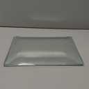 10 x 14 Inch Rectangle Bent Clear Glass Plate 1/8 thick- Rectangle Glass Plate for Decoupage, Glass Supplies Craft, Decorate Clear Glass Tray, set of 3