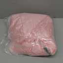 P Pothuiny 3-Piece Set Ruffle Satin Pillowcases & King Fitted Sheet, Luxury Blush Pink Satin Fitted Sheet Silky Soft Cute Bedding Bedroom Decor, Wrinkle Free, 15 Inch Deep Pocket